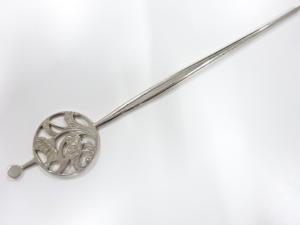 アンティーク　彫金　透かし　簪